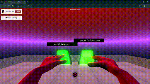 Portal Pixie Demo GIF